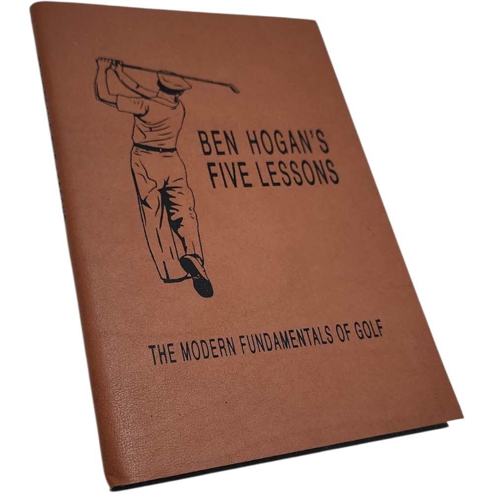Ben Hogan's Five Lessons The Modern Fundamentals of Golf Paperback Book Brown